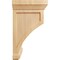 Ekena Millwork 7"W x 7 1/2"D x 13"H Fluted Corbel, Red Oak COR07X07X13FLRO - alternate 3